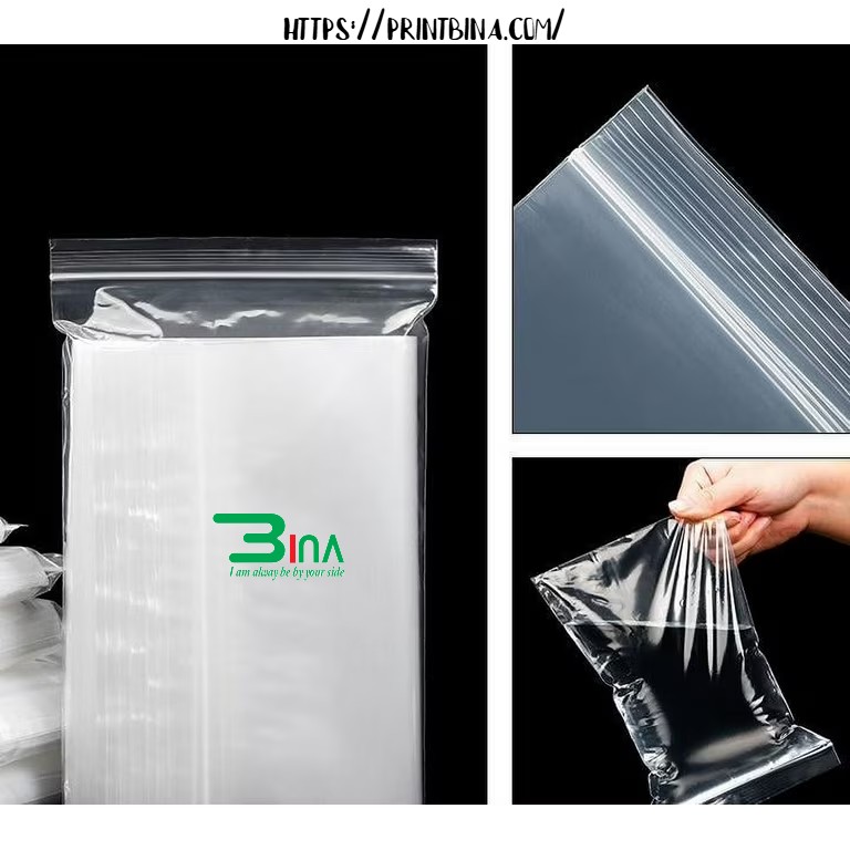 Túi PE miệng Zipper