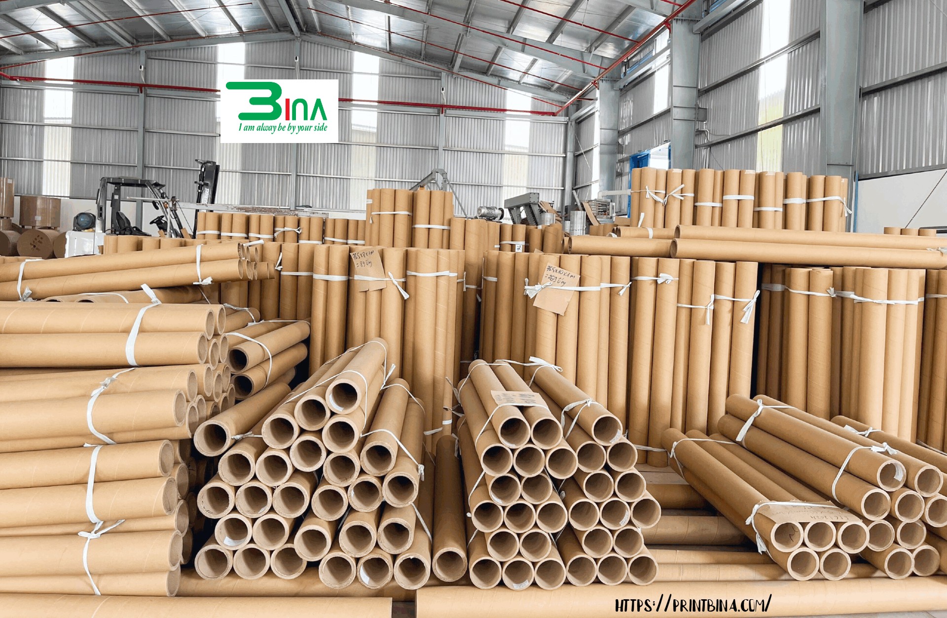 Nhà xưởng sản xuất ống lõi giấy